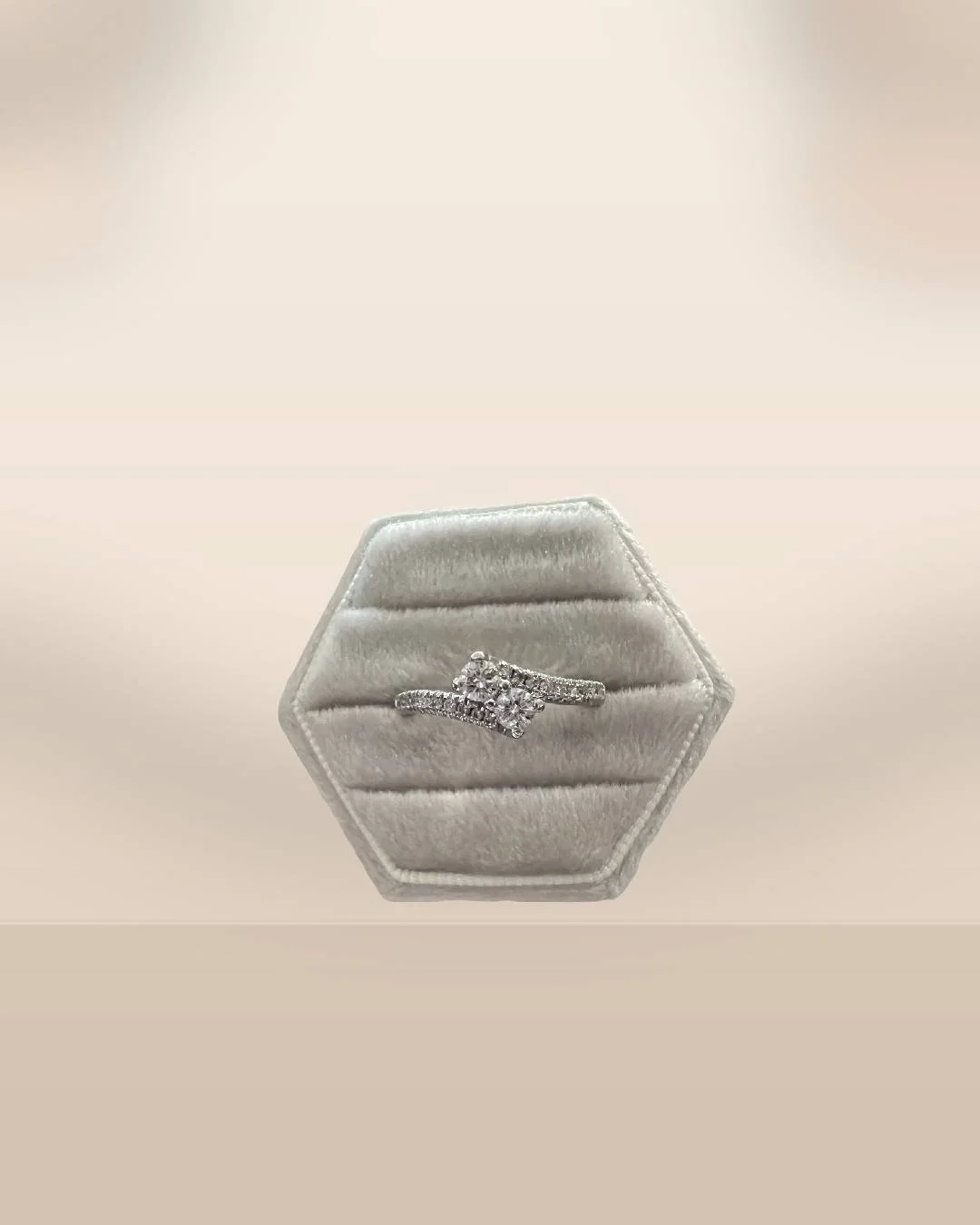 Vintage 14K White Gold Ever Us® Diamond Ring | Size 7