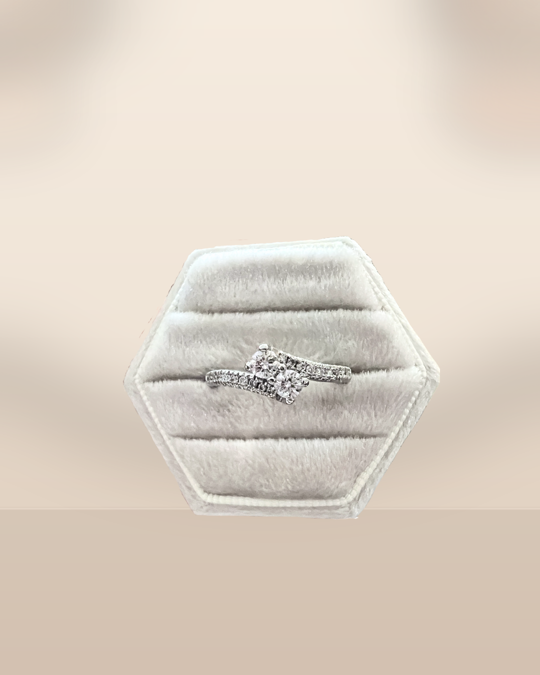 Vintage 14K White Gold Ever Us® Diamond Ring | Size 7