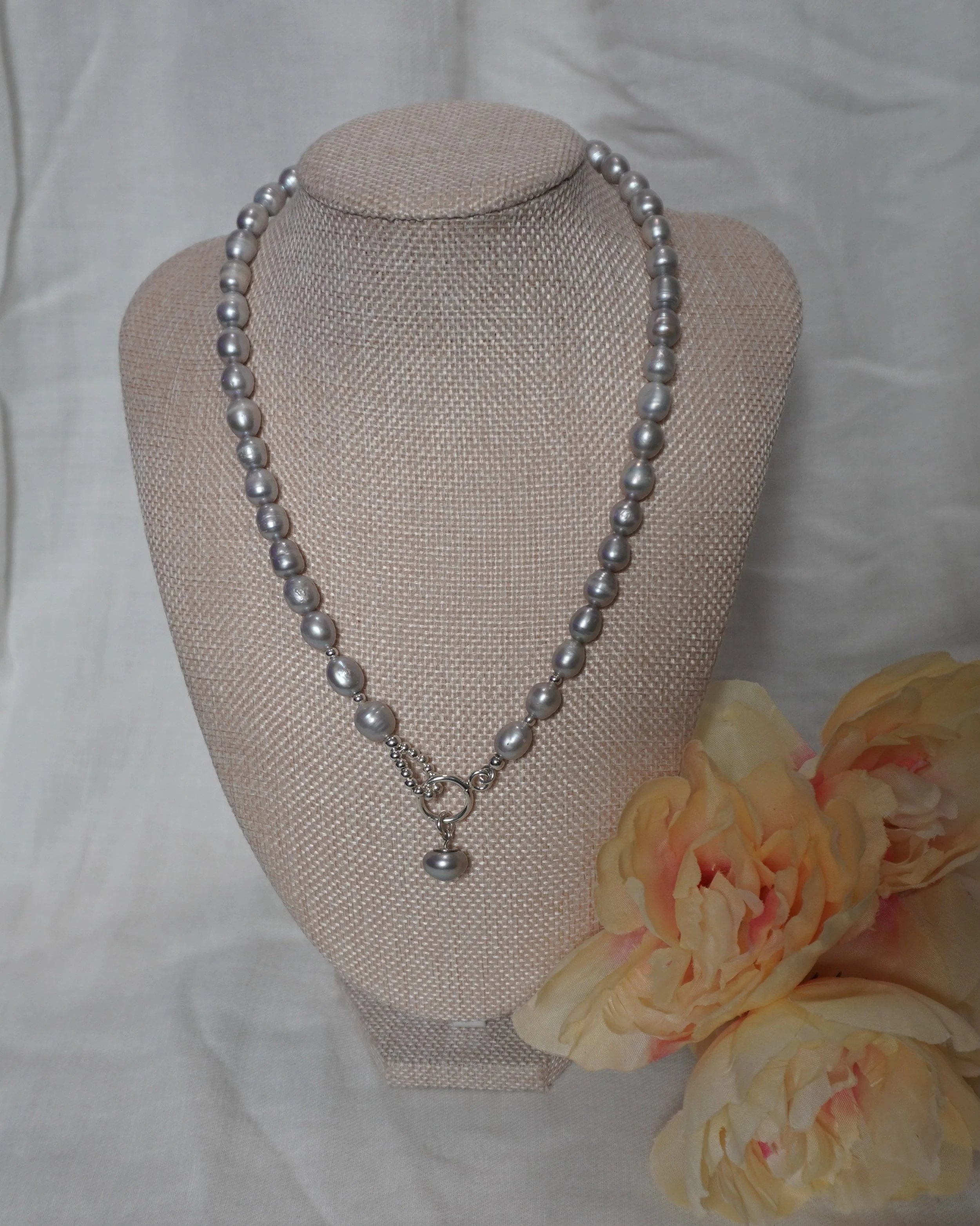 Gray Freshwater Pearl Necklace