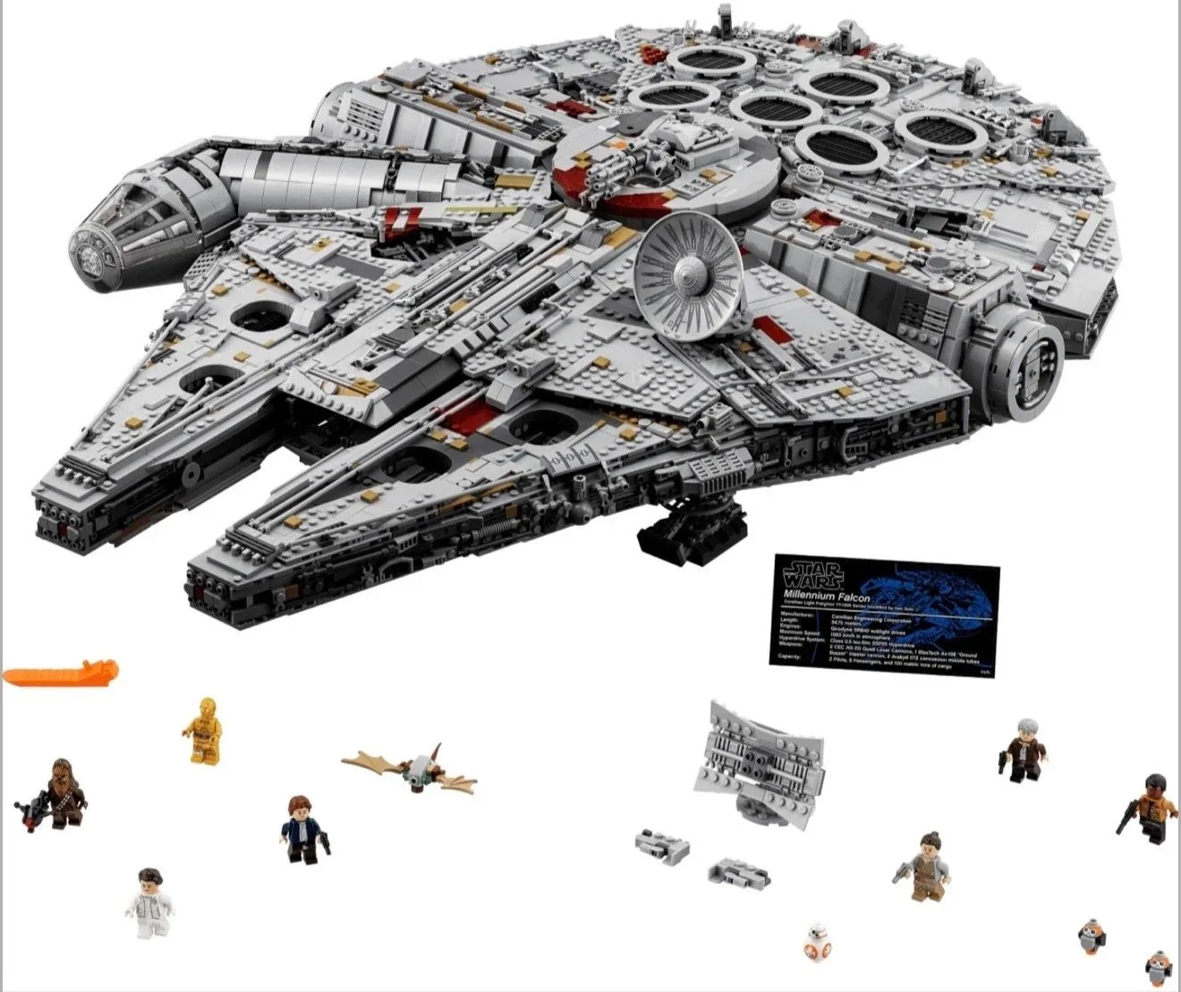 Millennium Falcon: 7541 Pieces