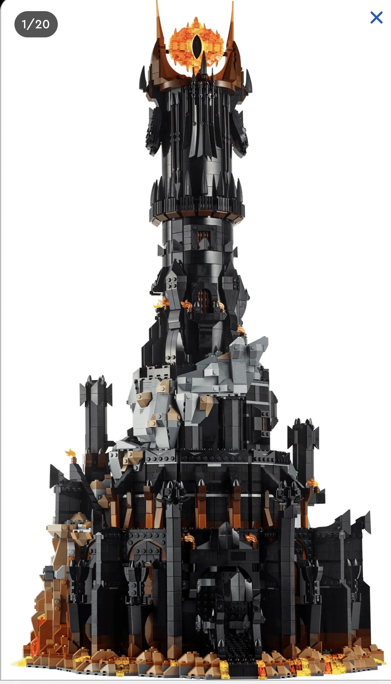 The Lord of the Rings: Barad-dûr: 5471 Pieces