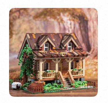 Funwhole Wood Cabin: 2097 Pieces