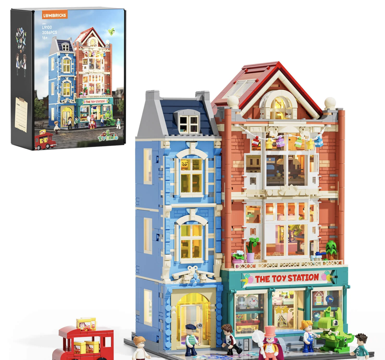 Lumibricks Toy Store: 3086 Pieces