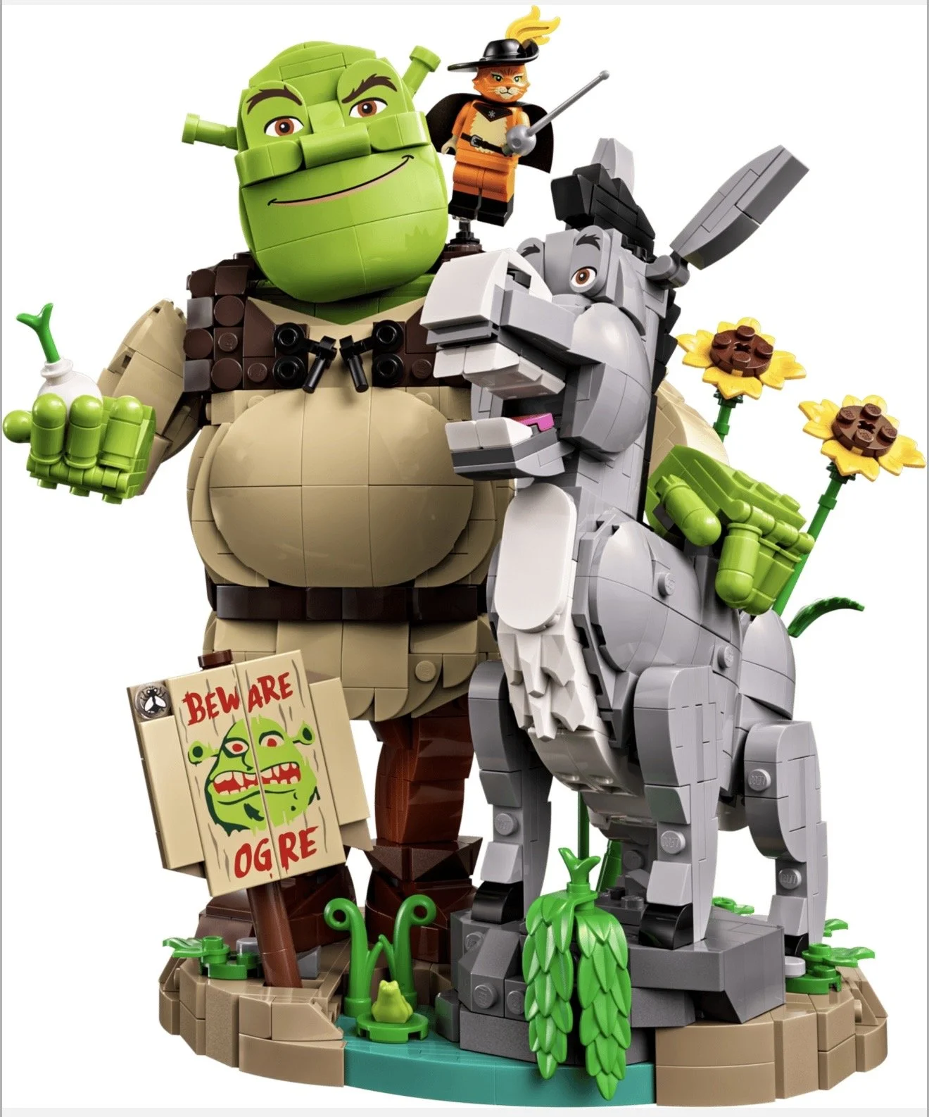 Shrek, Donkey & Puss in Boots: 1403 Pieces