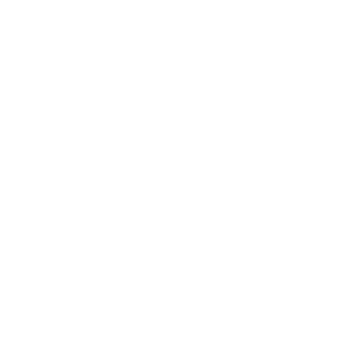 A white circle with a play icon inside on a black background.