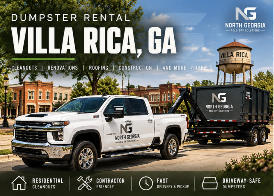 Dumpster Rental in Villa Rica, GA 