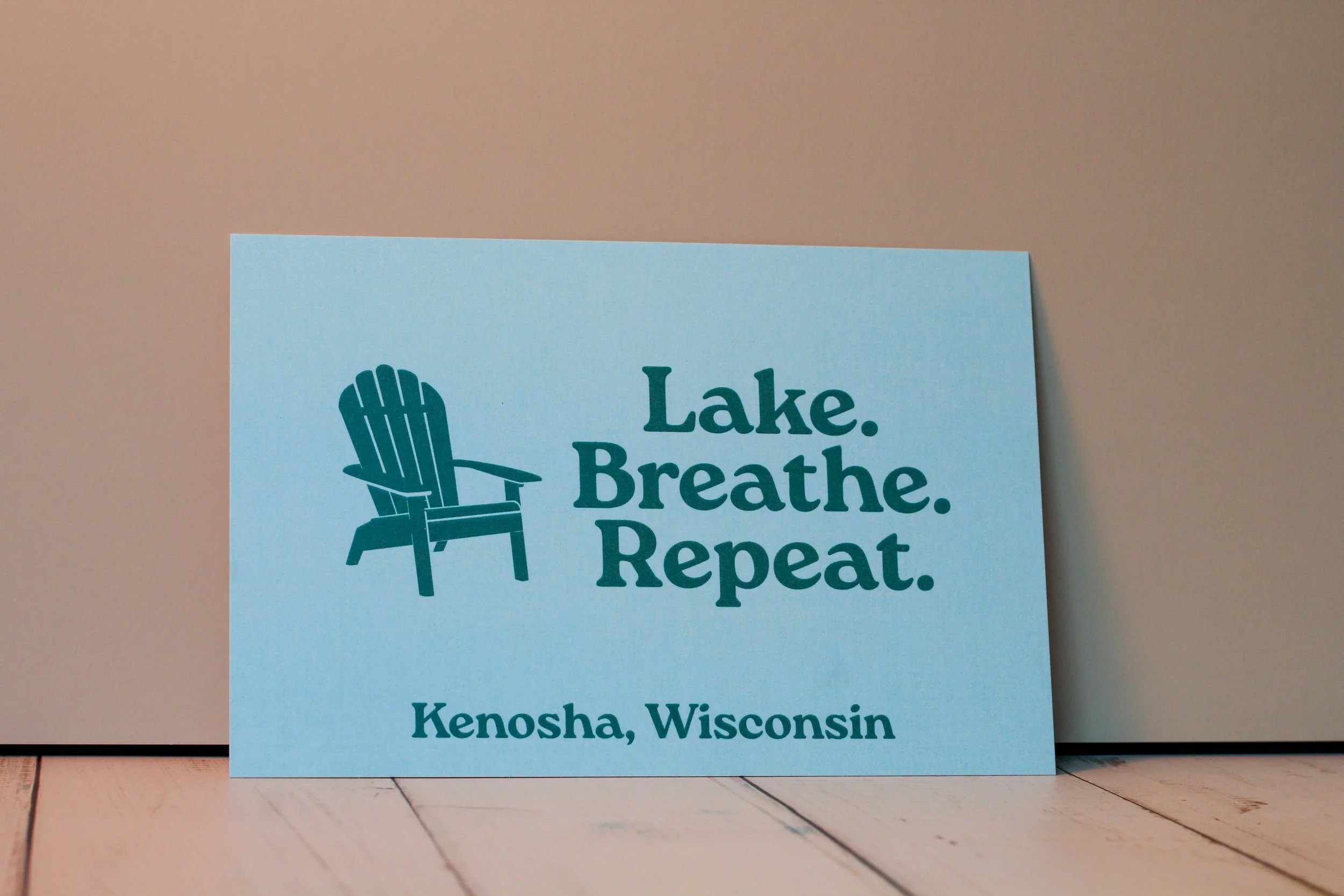 Lake Life Kenosha Postcard