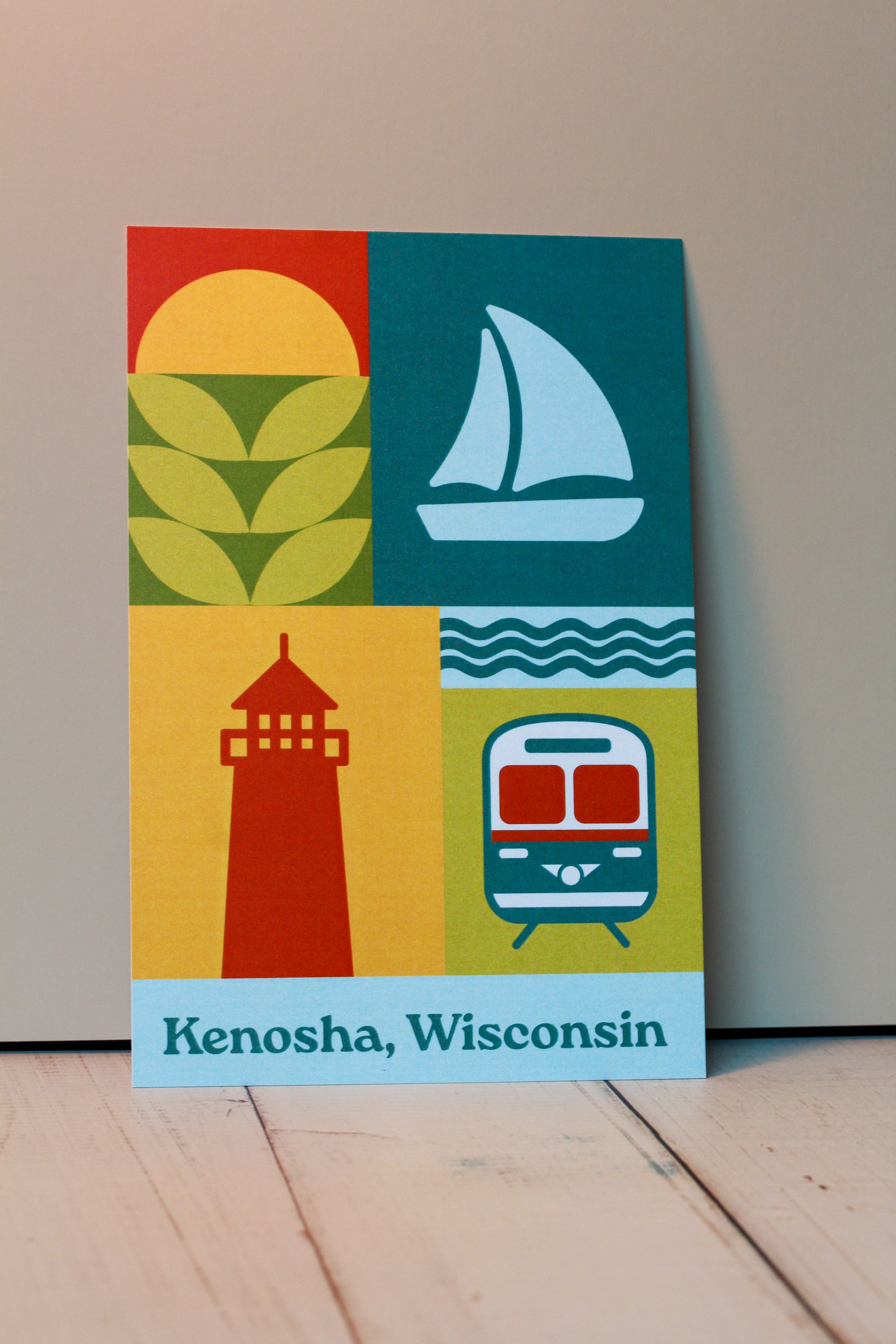 Lake Life Kenosha Postcard