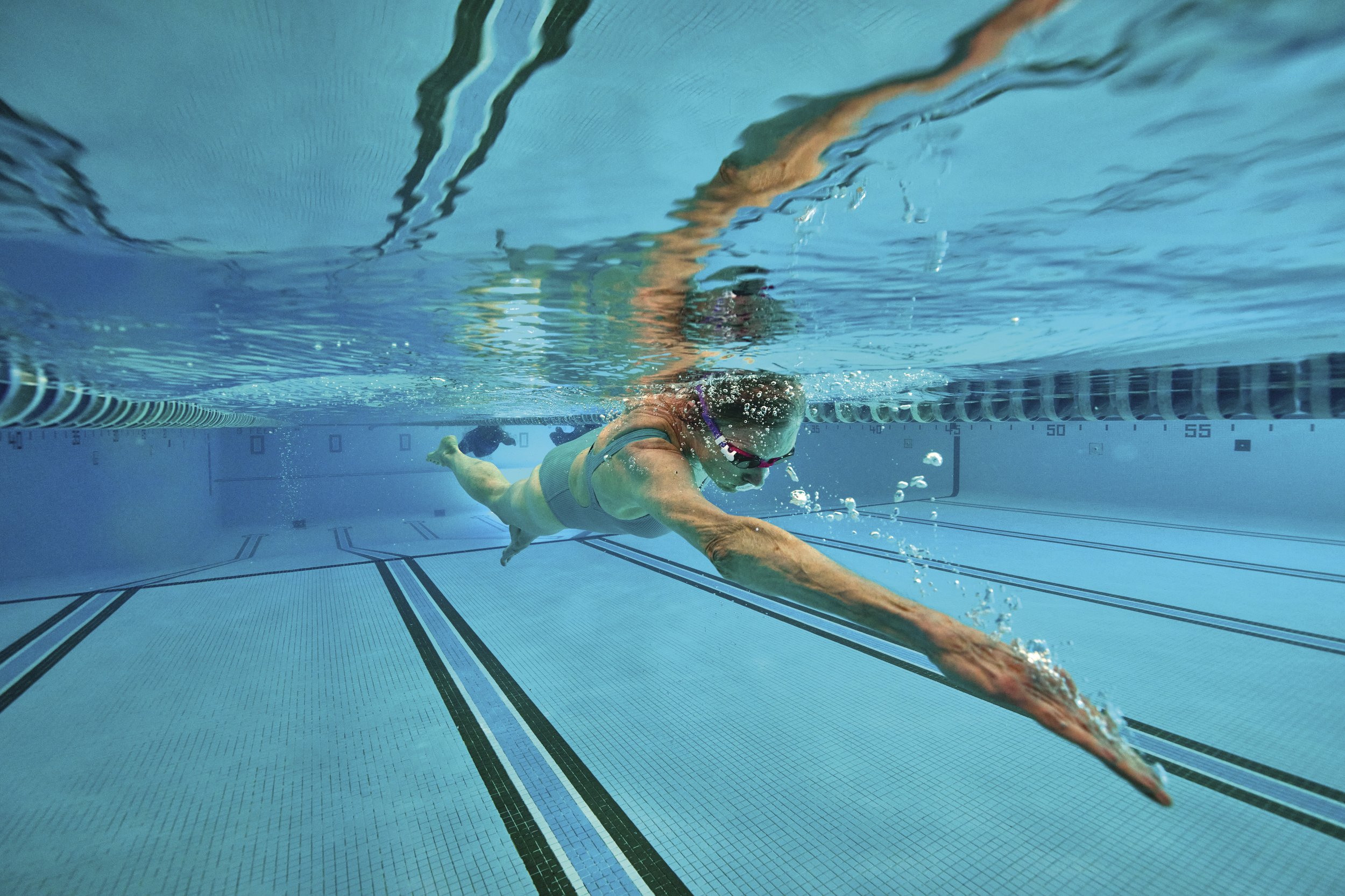 Swim coaching lesson