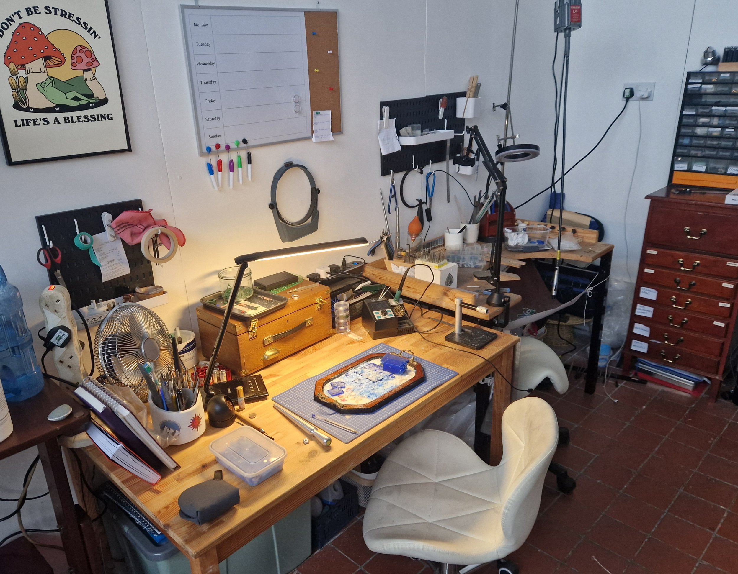My studio space in Glasgow