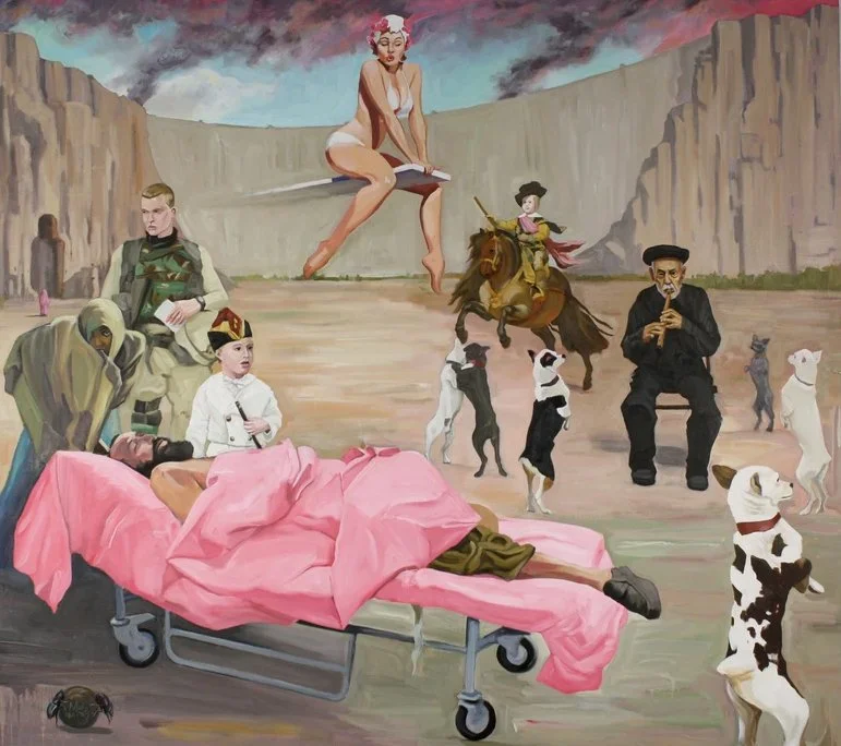 “Allegory' 2013 oil on canvas 52”x 48” SOLD