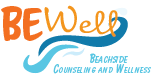 Logo featuring the word 'BEWELL' with a stylized wave and the phrase 'Caring (something) on its front' underneath.