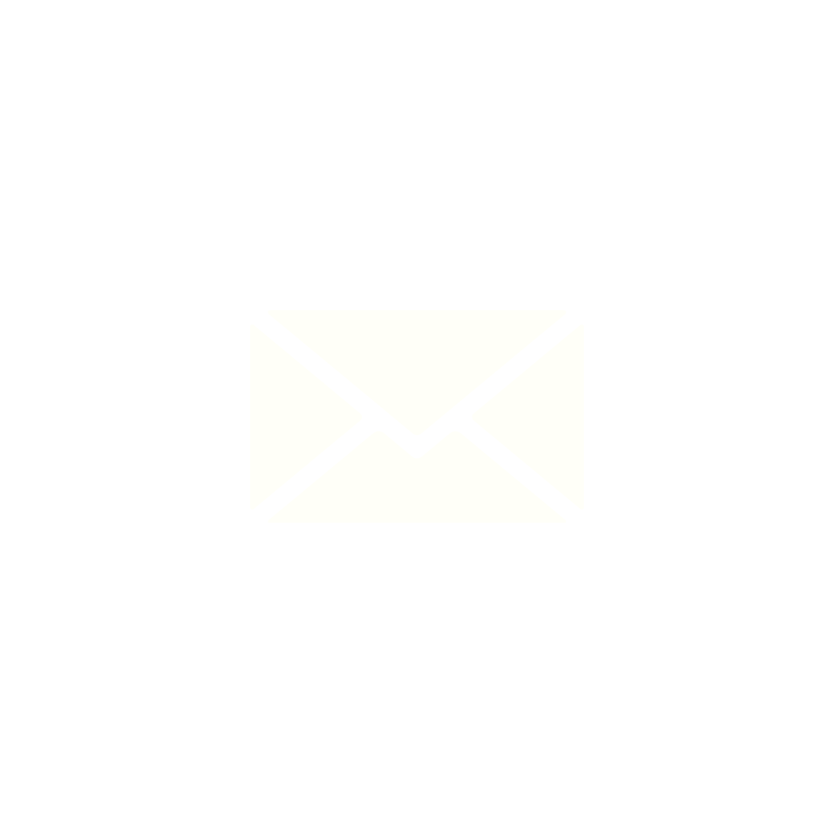 Email icon with envelope symbol surrounded by black background