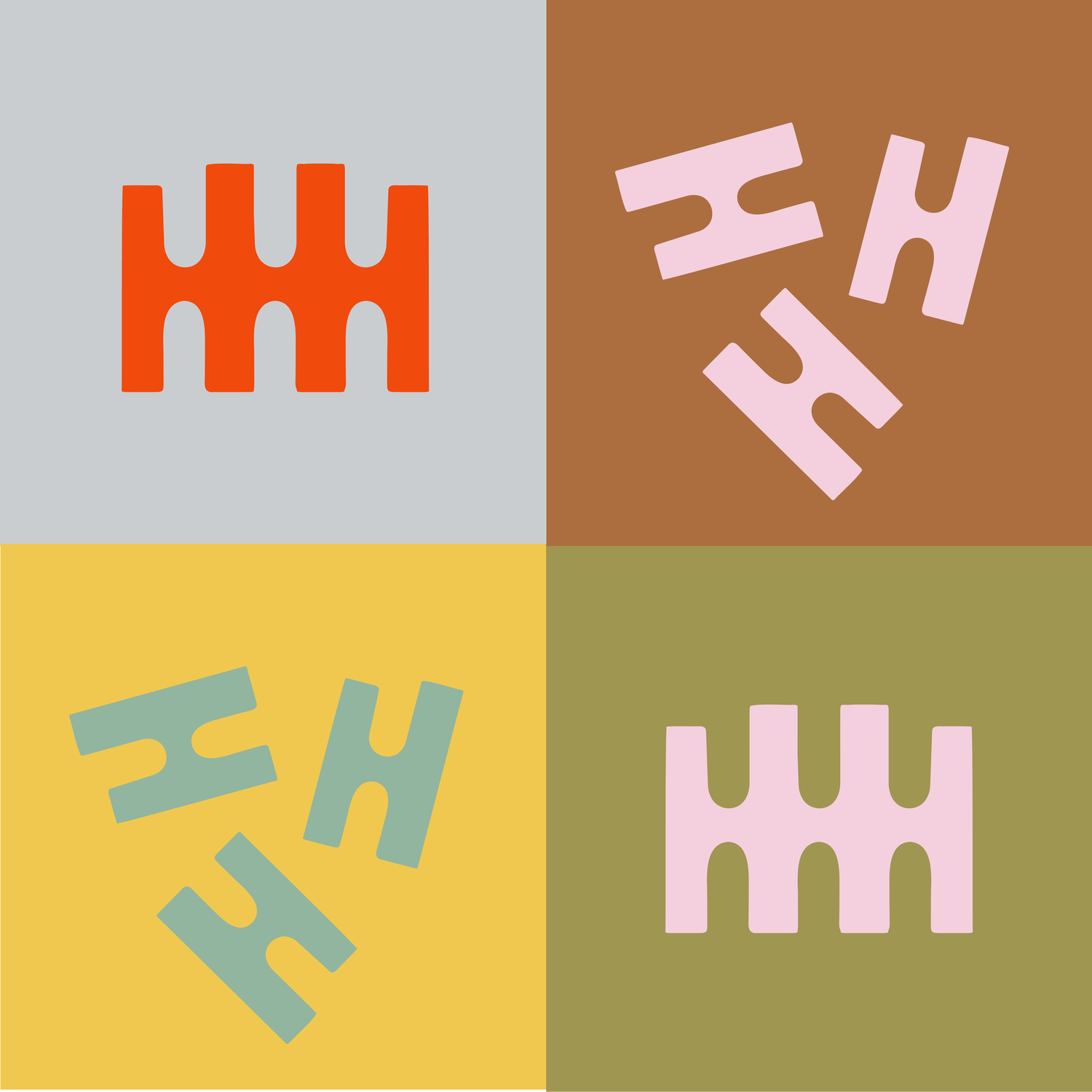 Henestrosa H mark in four colorways
