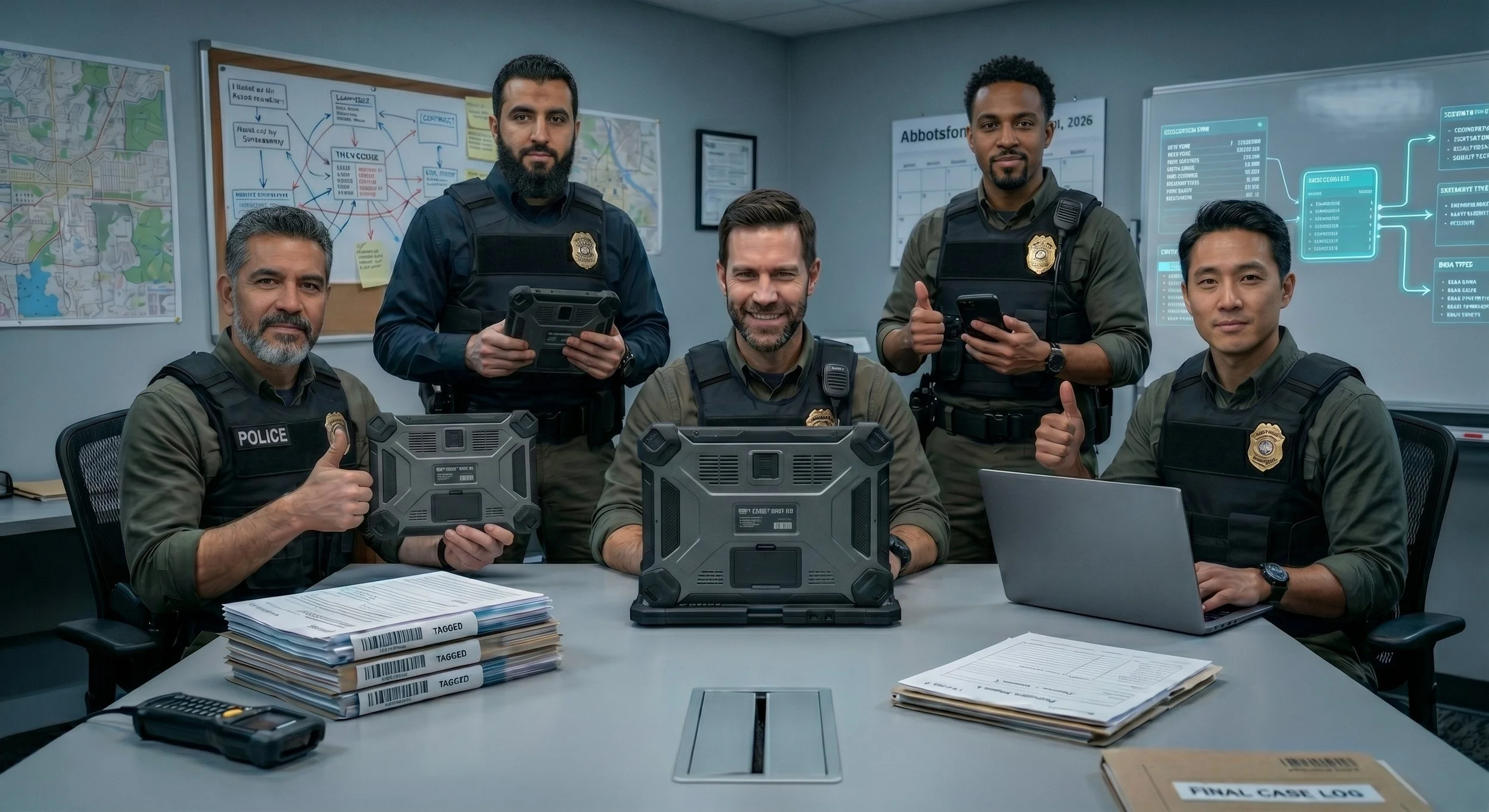 Enter Data Once. Deploy It Everywhere.

A single source of truth for your entire investigation.

With Exhibit In-Sight, an officer enters the collection details exactly once. The software instantly and flawlessly populates your digital notes, automat
