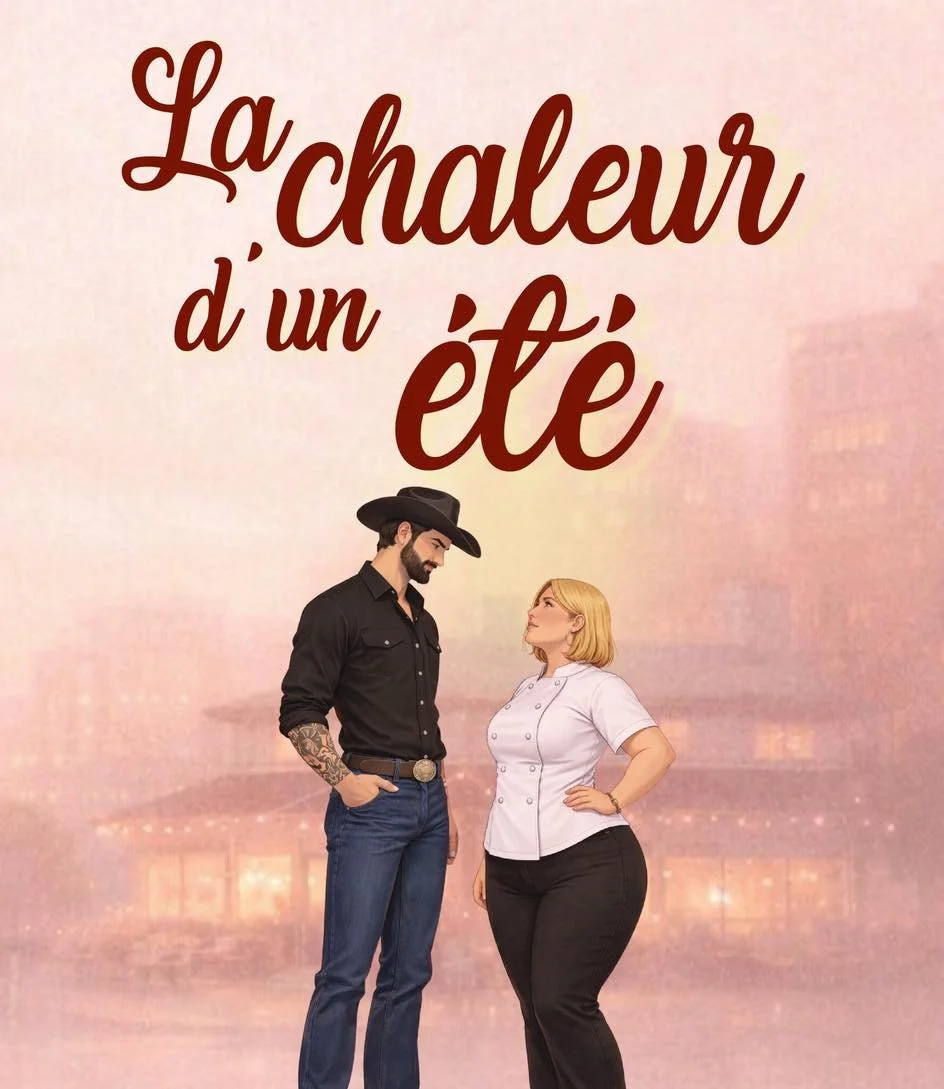 Un cowboy. Une cheffe. Deux mondes qui se fr&ocirc;lent sans jamais vraiment se m&ecirc;ler&hellip; jusqu&rsquo;&agrave; cet &eacute;t&eacute;. 🤠🤍
Voici le r&eacute;sum&eacute; de La chaleur d&rsquo;un &eacute;t&eacute;, tome 1 des Fr&egrave;res de