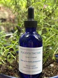 Placenta Tincture Bottle