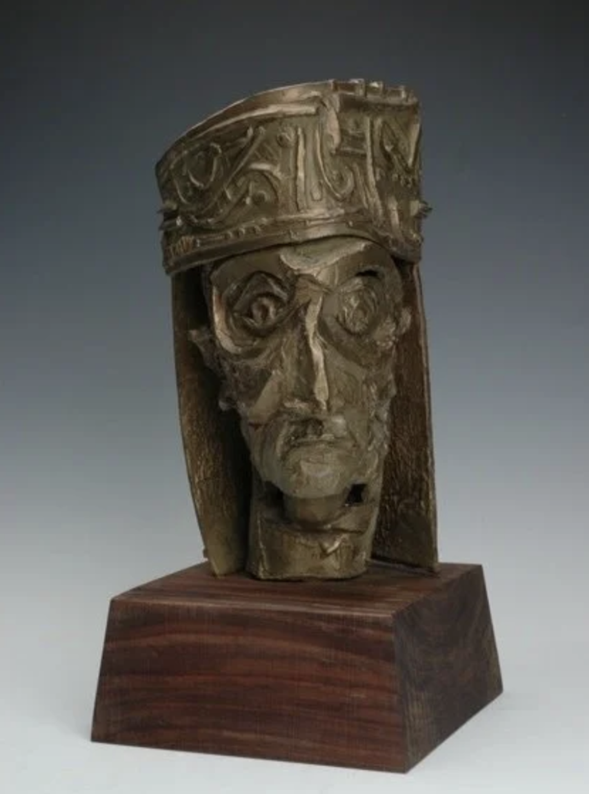 Portrait of a Pharoah // 18” Bronze 2012