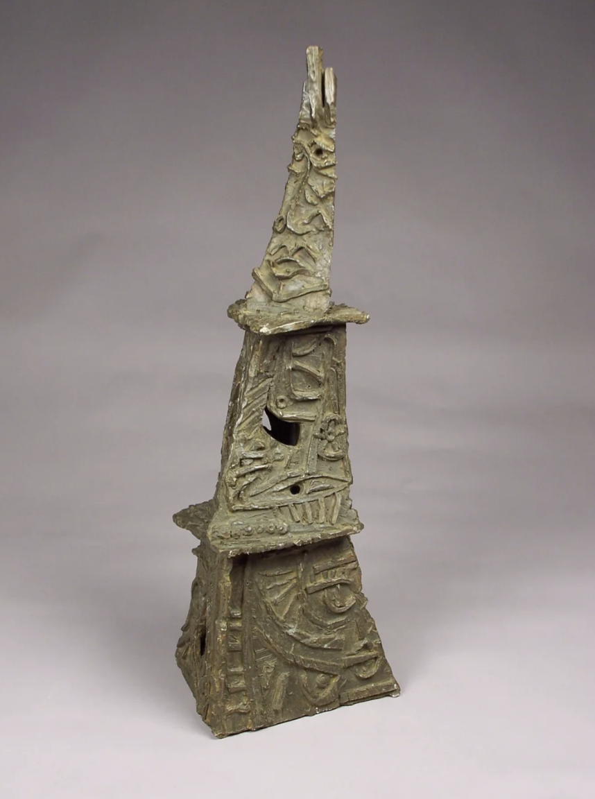 Adam & Eve Series, God Figure // 26” Bronze 2005