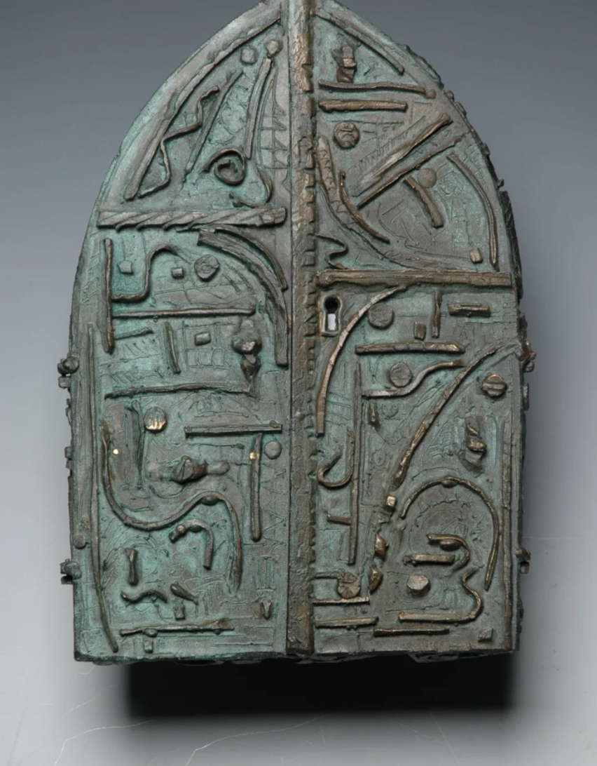 Reliquary #1 (Birds of Cortona) Doors Closed // 14” tall 2003