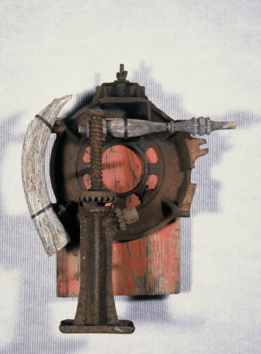 Jack Art Series, #1, Jack for Art // 14 x 17 Found Objects 2000