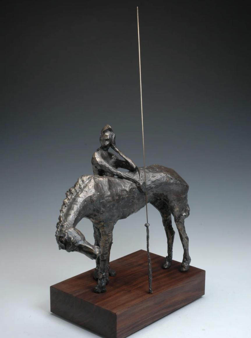 Don Quixote // 19” x 16” x 7” Bronze 2012