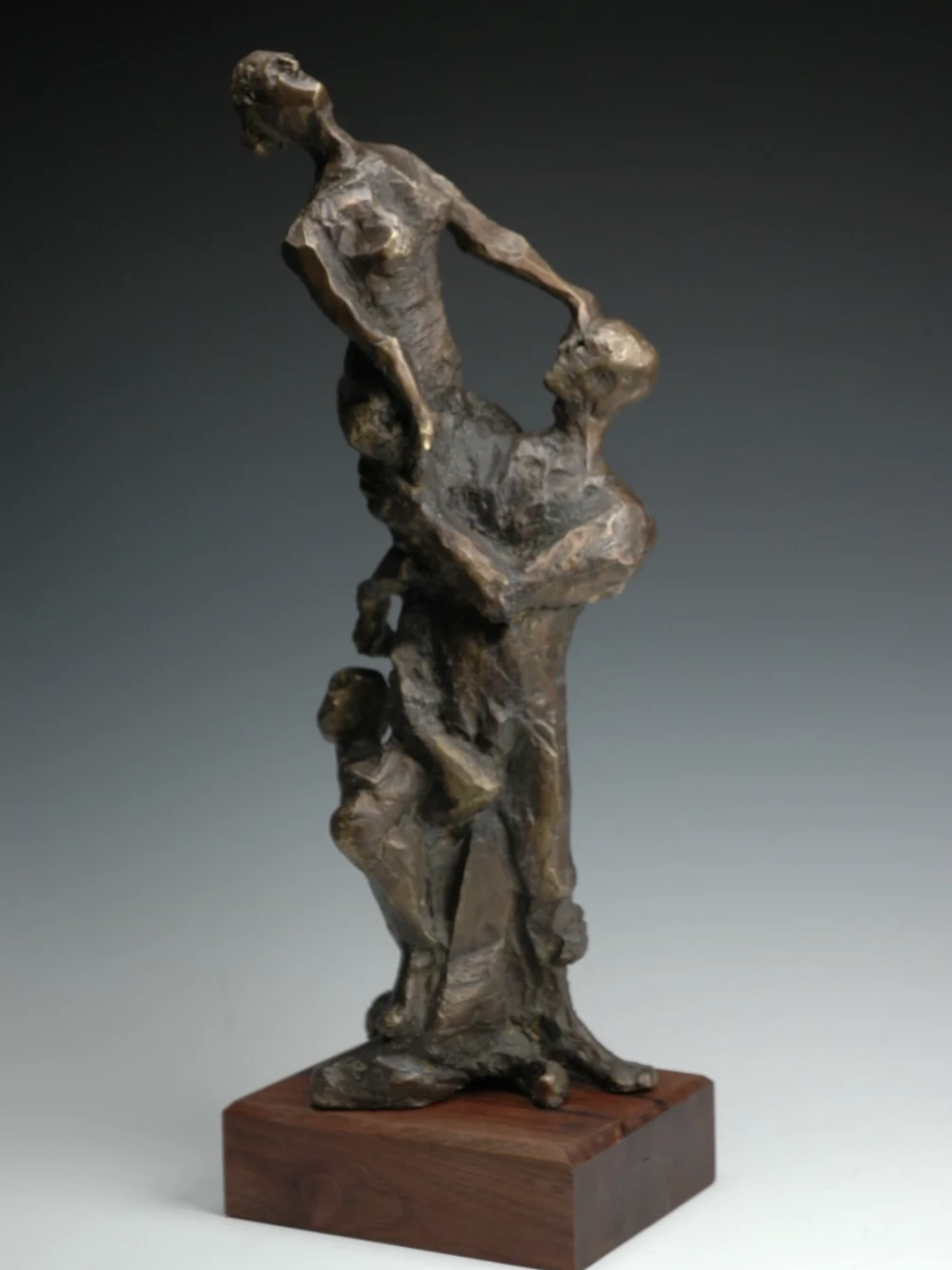 Improvisation on Rape of the Sabines // 20” tall Bronze 2006