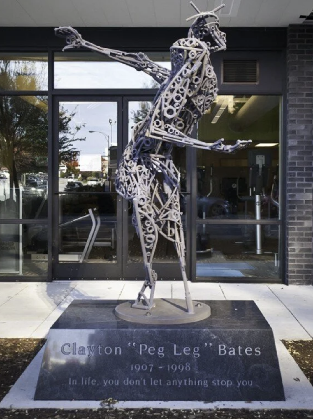 Peg Leg Bates Sculpture // Downtown Greenville SC // 2014


