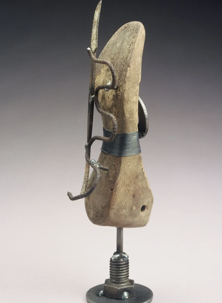 Sculpture for Alex // 14 x 4 Found Objects 2000