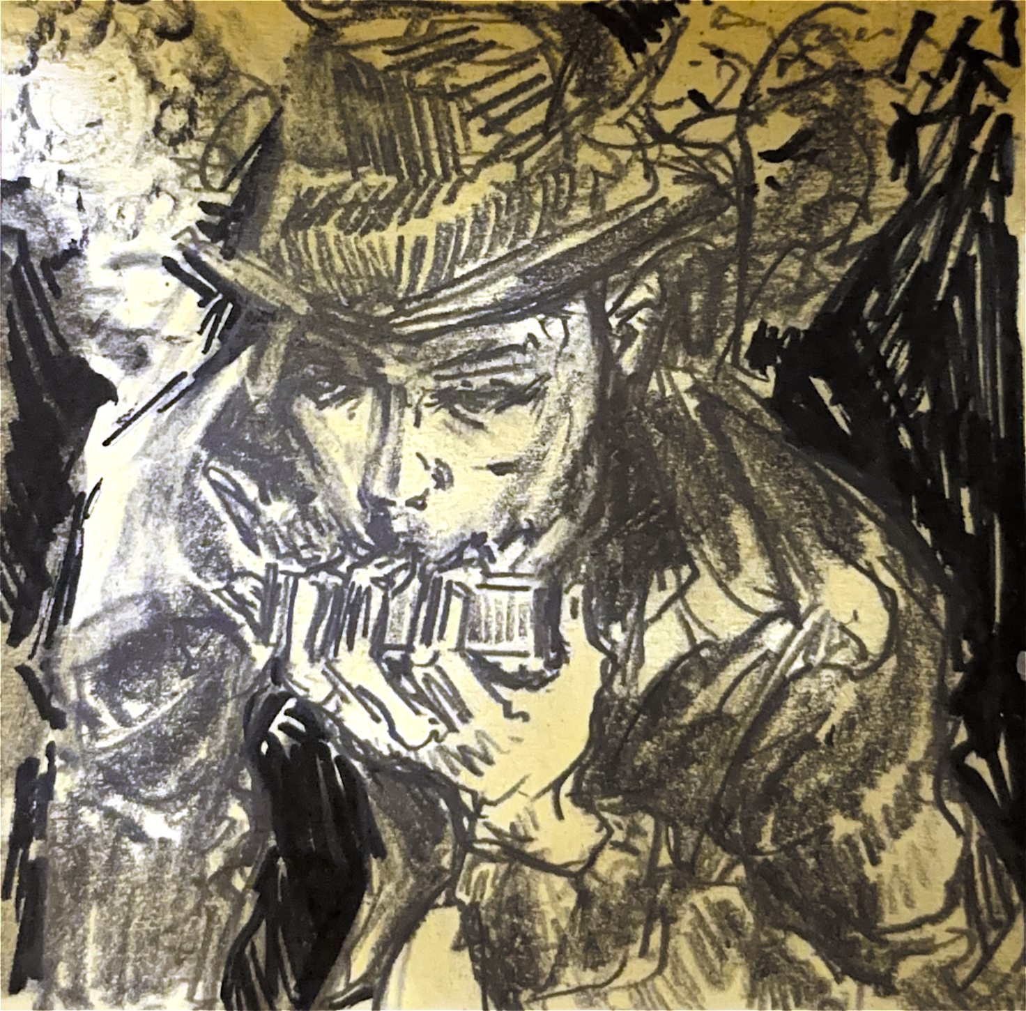 3"x3" - Ink+Graphite - 2026