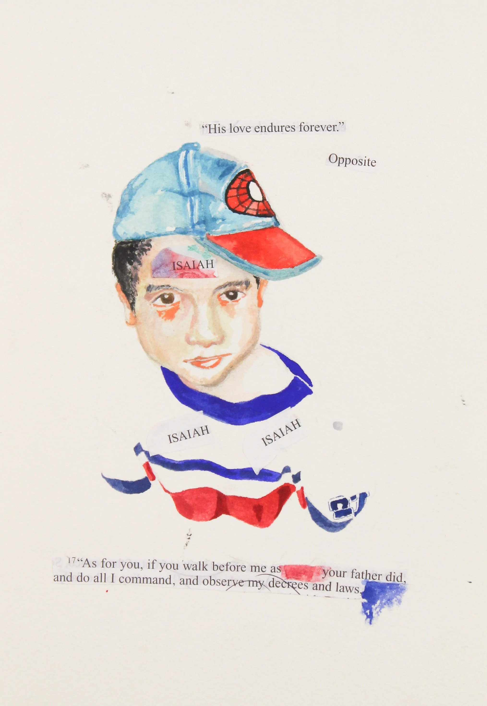 8.5"x11" - Watercolor+Collage - 2016