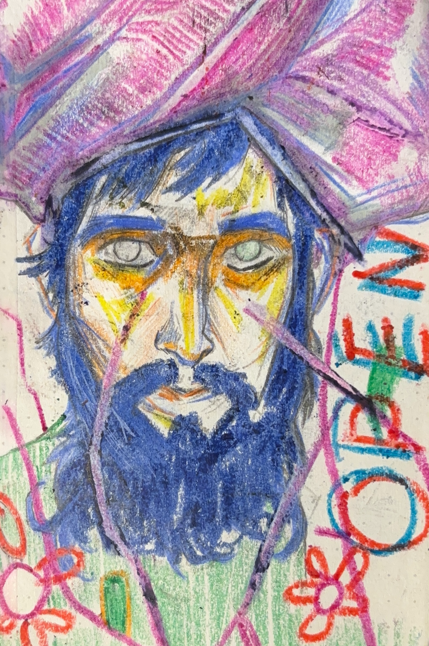 3"x5" - Crayon - 2017