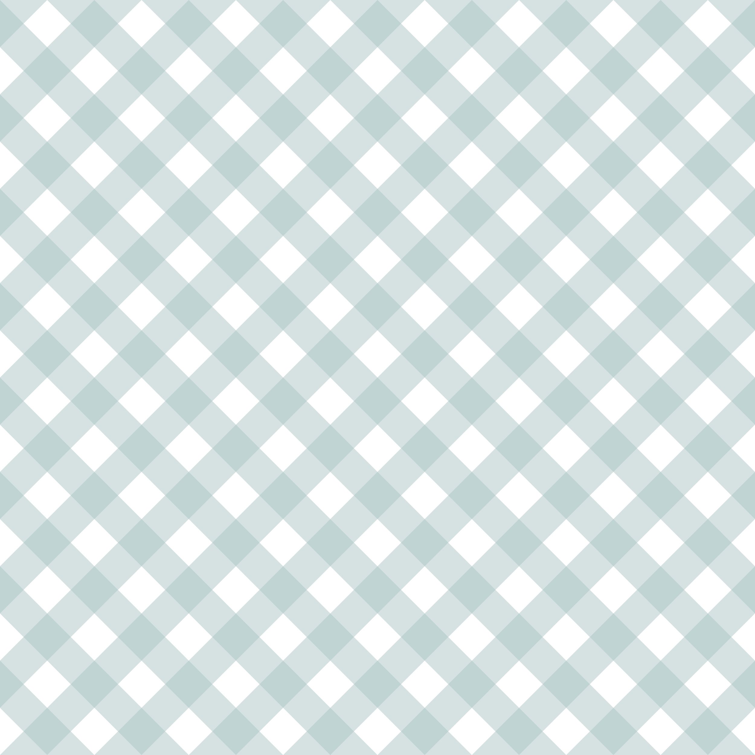 Light blue, sage green and white gingham check seamless pattern from the Under the Sea collection.