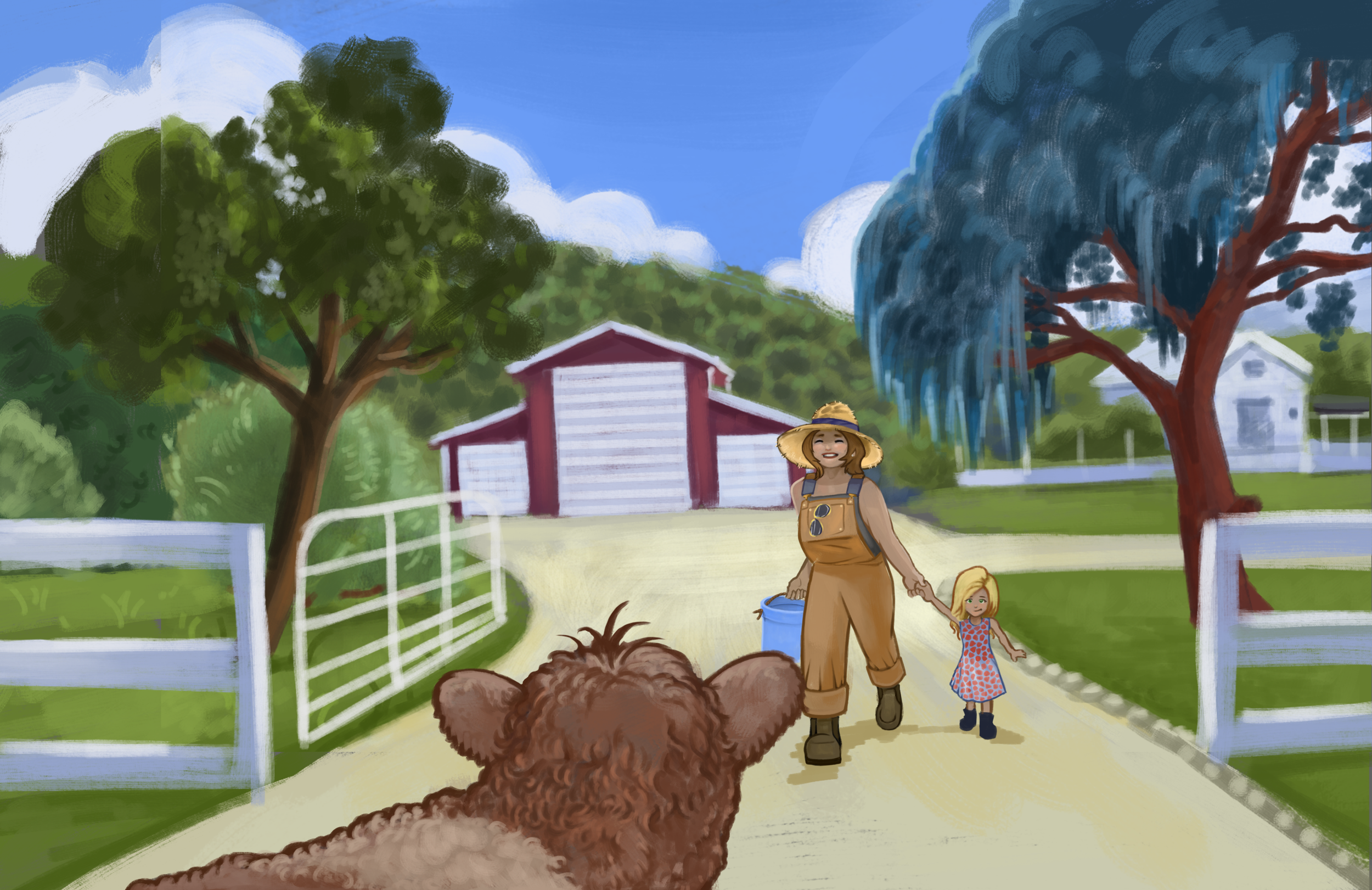 Illustration from Winston's New Home by Joshua Cadogan