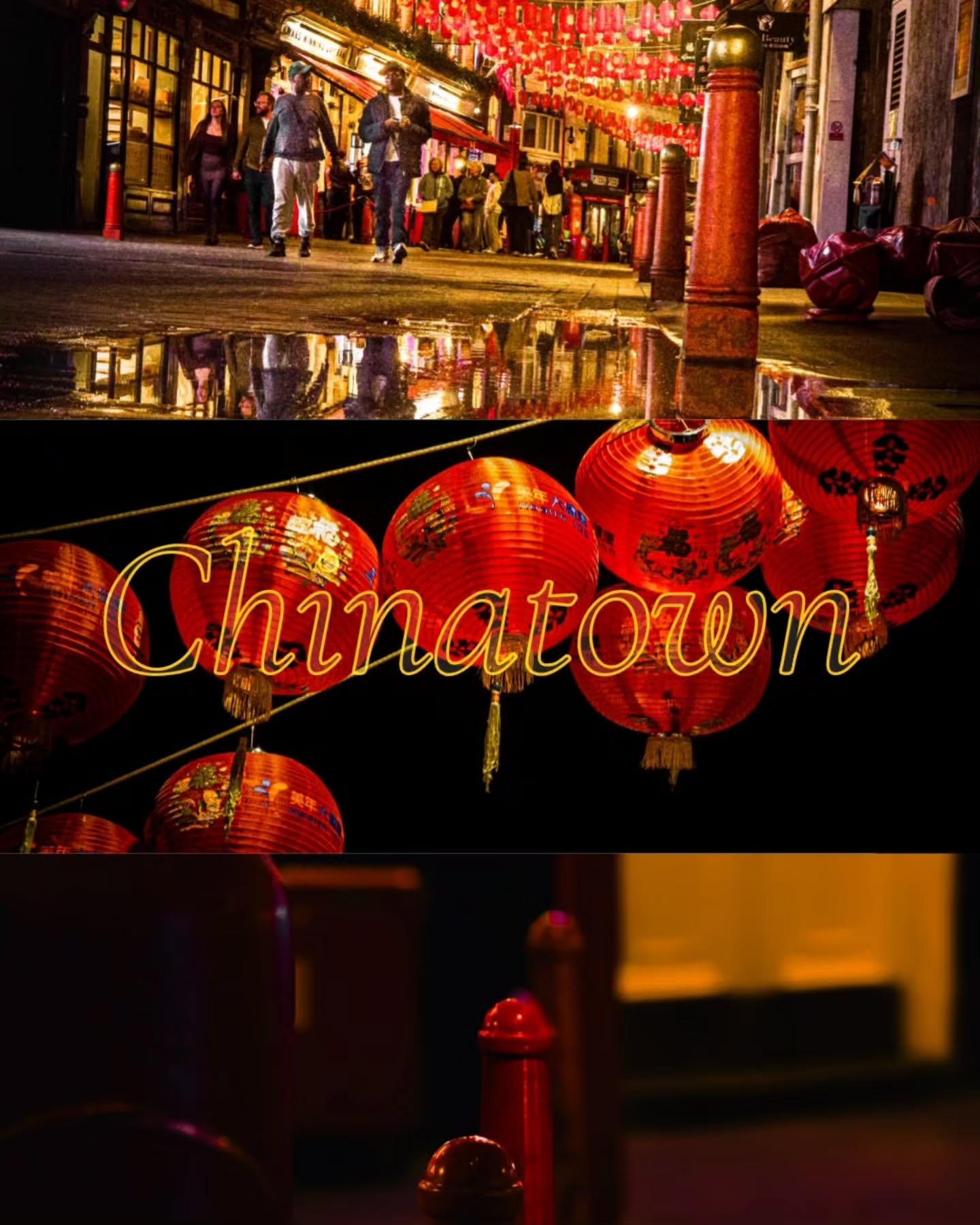 Neon nights and lantern lights. 🏮✨

The rain left behind mirrors on the pavement, reflecting the pulse of Chinatown long after sunset. Sometimes the best colours appear when the city gets dark.

#ChinatownLondon #CityLights #MoodyGrams #StreetPhotog