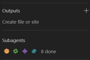 Hired a few hardworking subagents for the price of one. Go team!