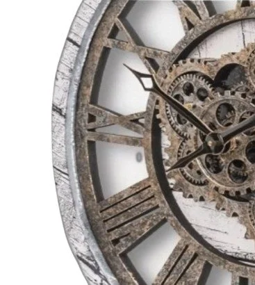 vintage clock face with roman numerals