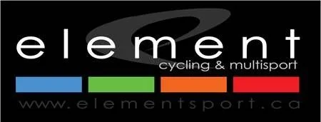 Logo for Element Cycling & Multisport with the website elementssport.ca.