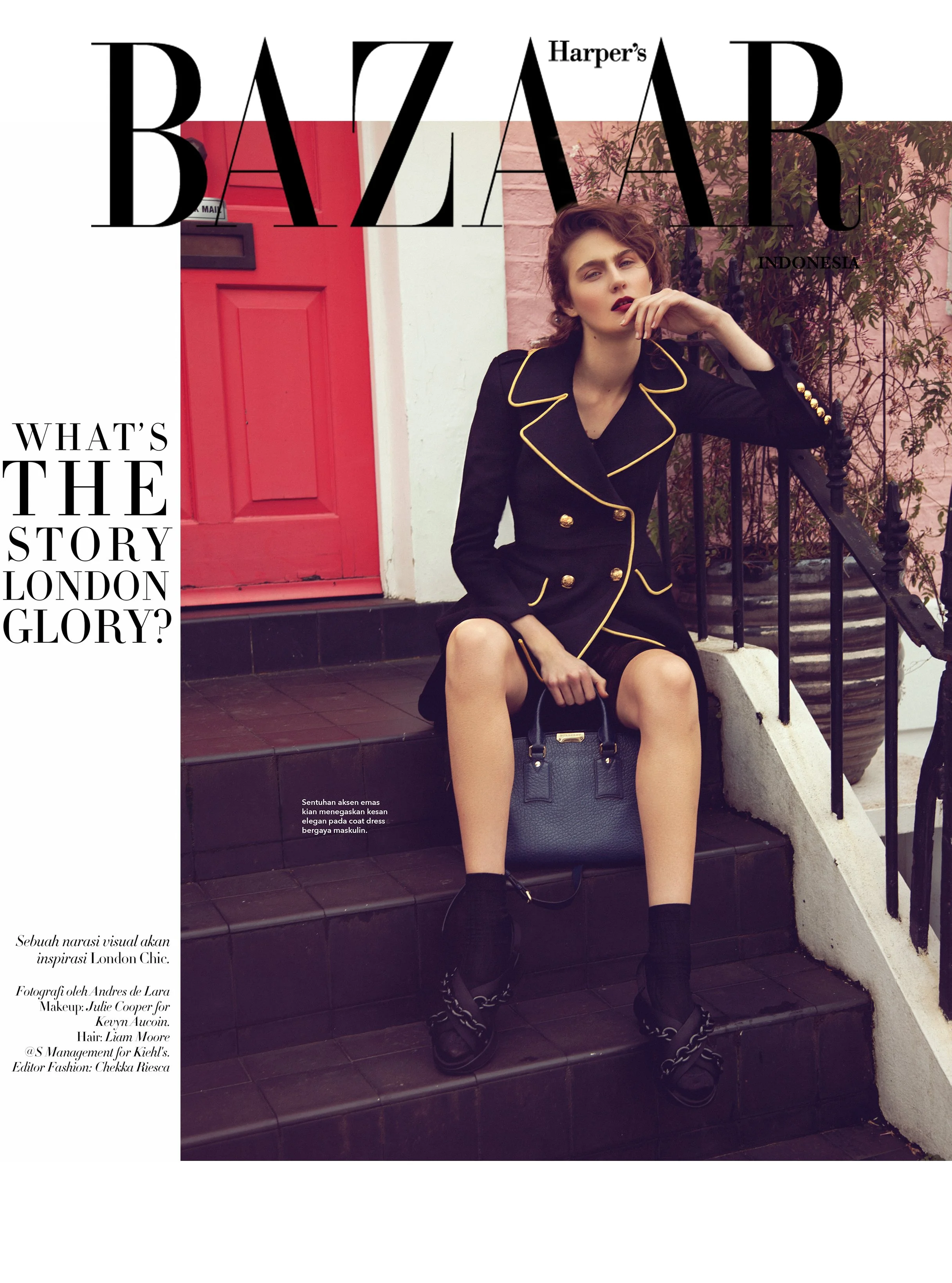 Harpers Bazaar Make up by Julie Cooper