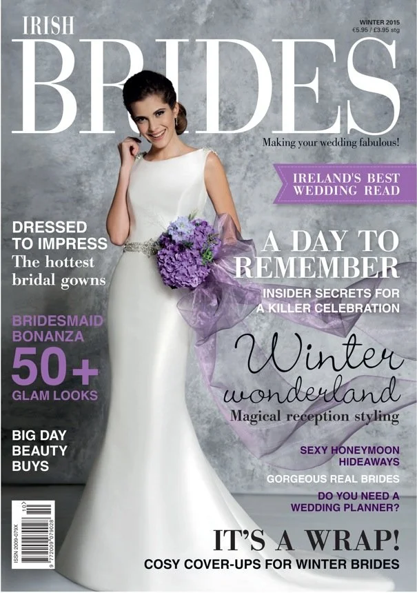 Irish Brides Magazine Cover- Hair and Make up by Julie Cooper Make up Artist