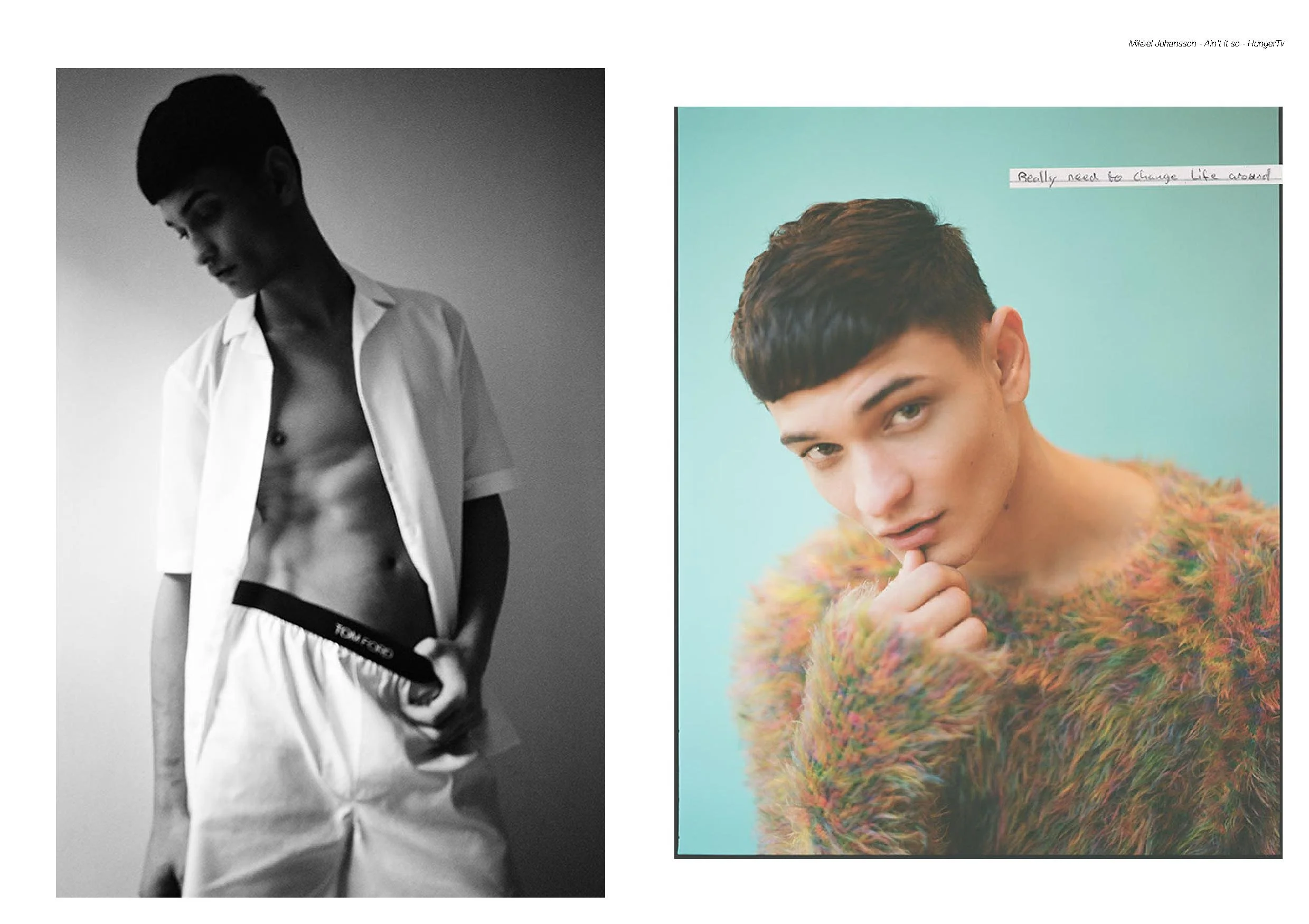 HUNGER (UK) Grooming by Julie Cooper