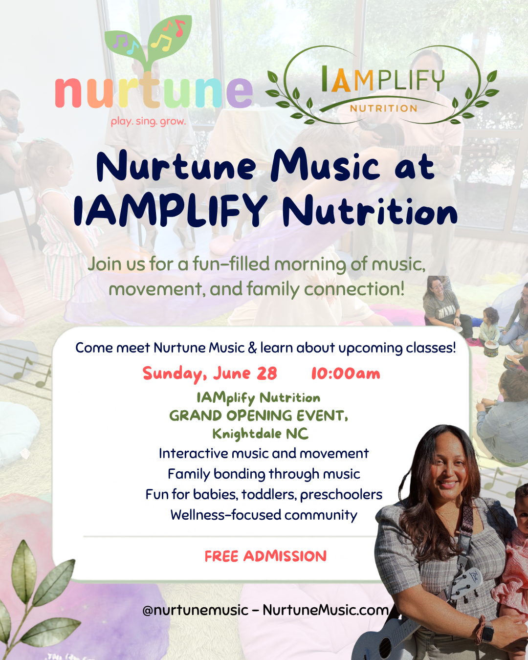 IAMplify Nutrition x Nurtune Family Corner: FREE ADMISSION