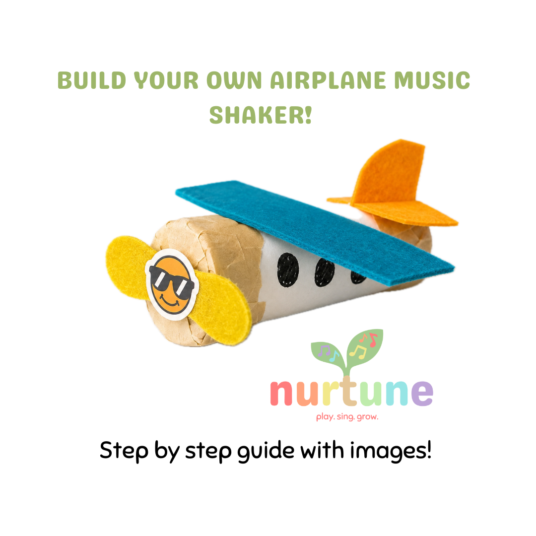 Nurtune Build Your Own Airplane Shaker Craft Guide (FREE Digital Download)