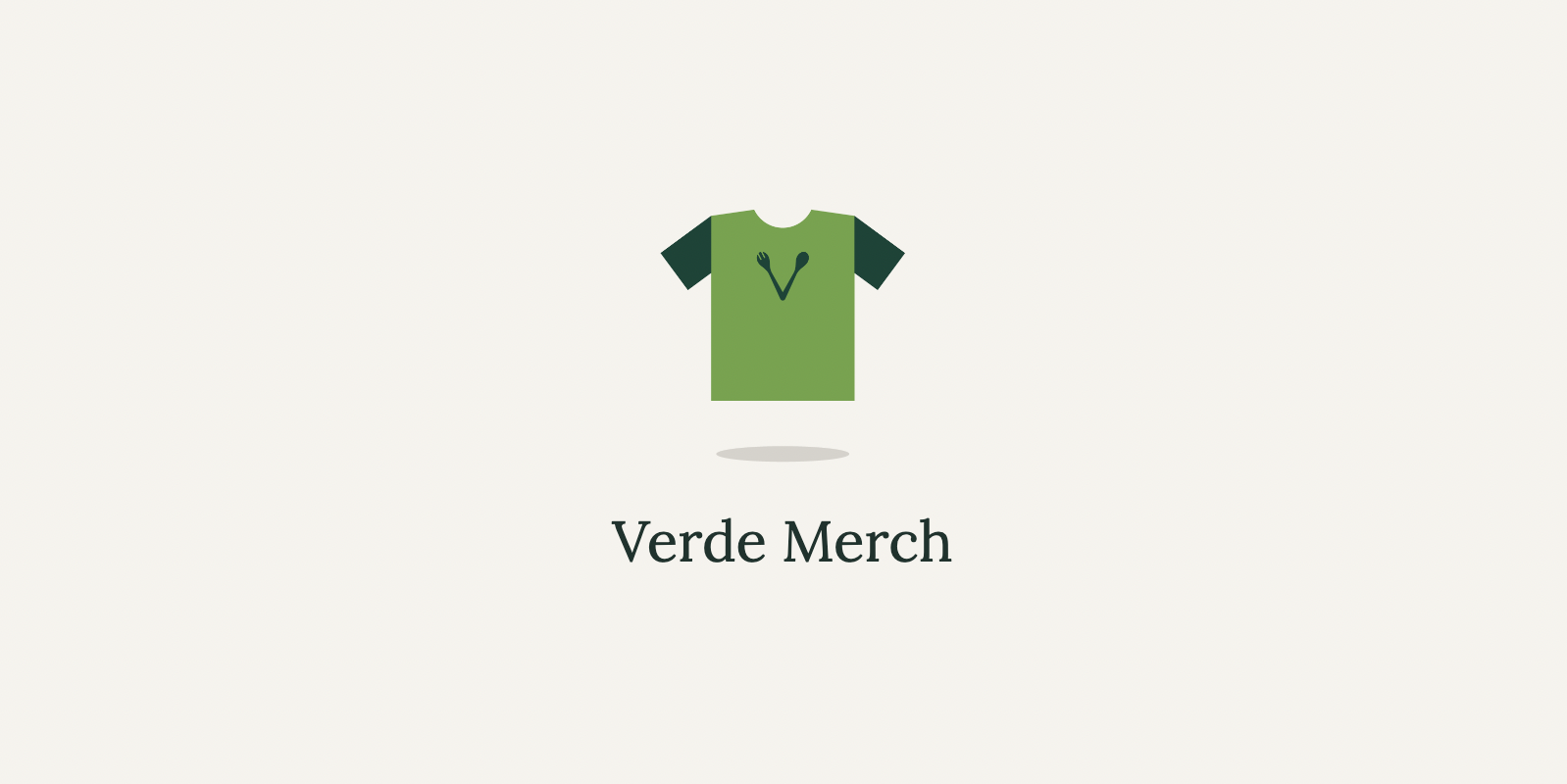 A green shirt with "Verde March" text, symbolizing Verde, a healthy salad restaurant in Charleston, SC, focused on fresh ingredients.