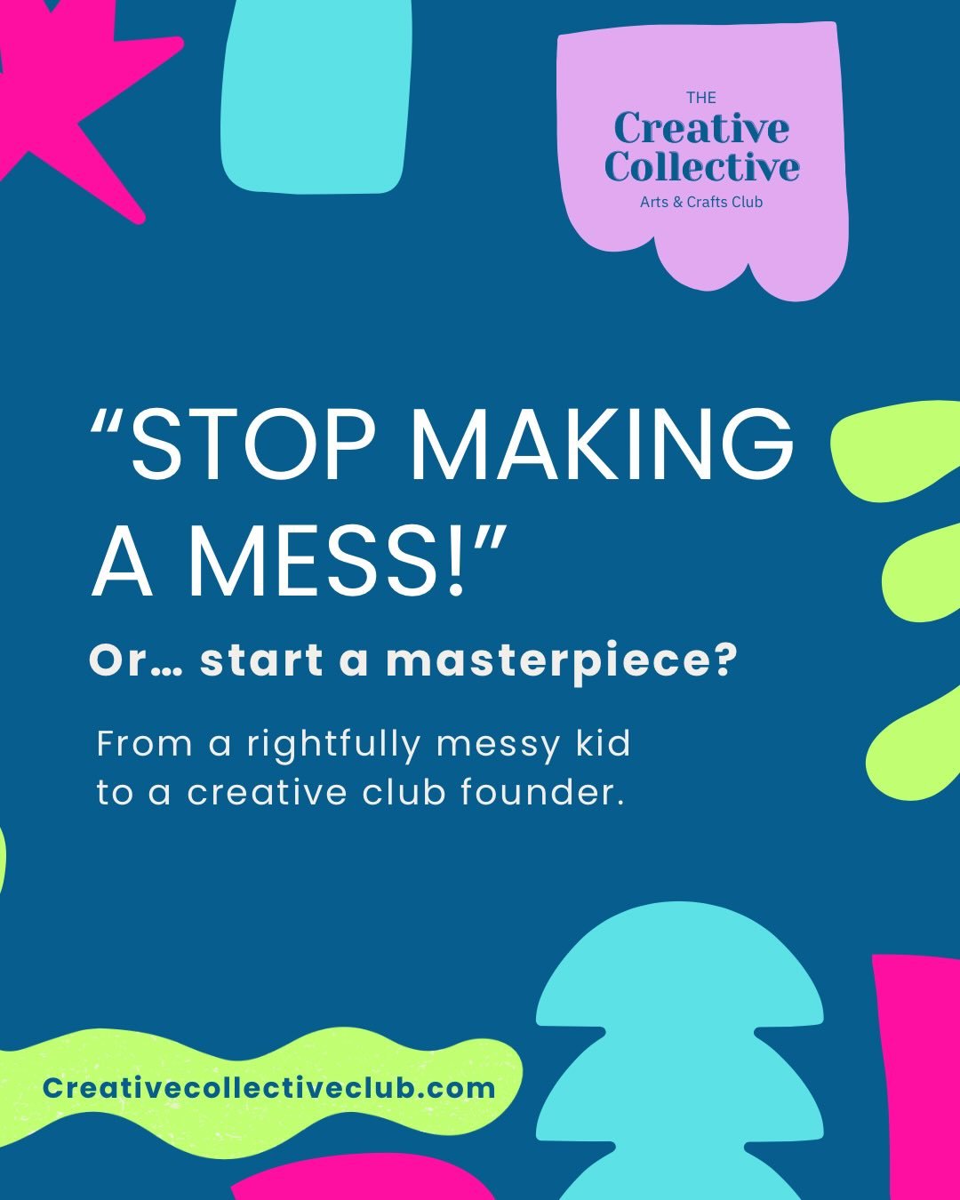 If the thought of wet paint on your walls or finding every kitchen cabinet left open makes you break out in a sweat, I have great news: you can leave the supplies, the prep, and the cleanup to us! 🎨✨
At The Creative Collective Arts and Crafts Club, 
