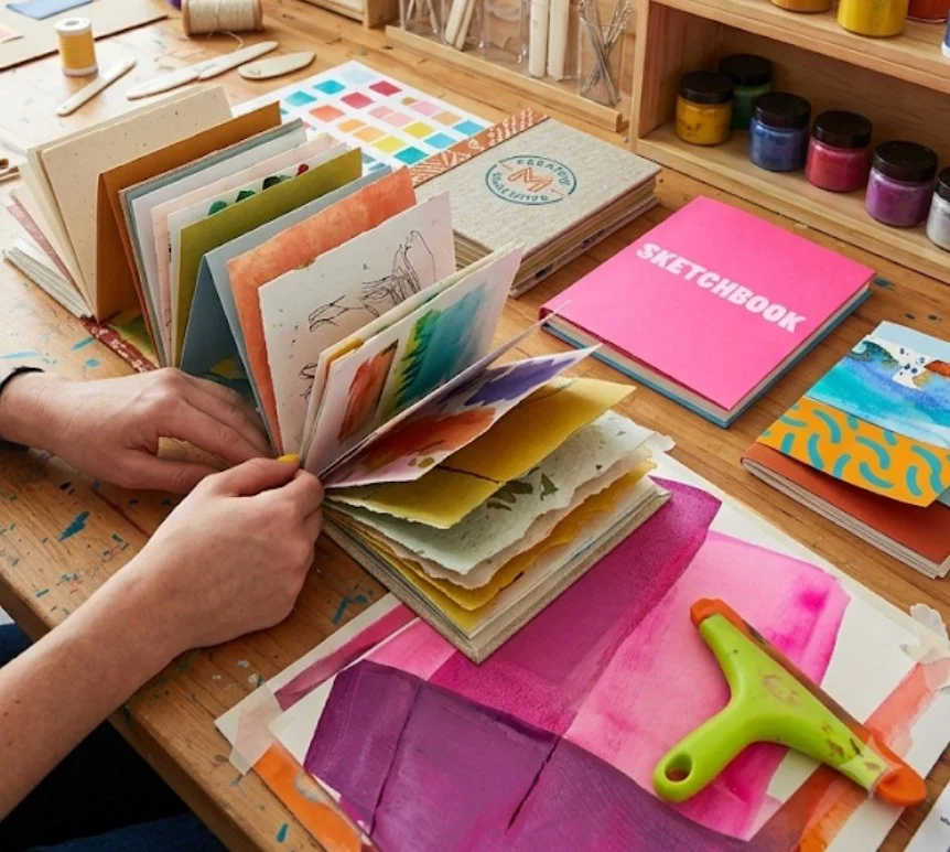 July 7, 2026 - Handmade Accordion Sketchbooks: Bound for Inspiration