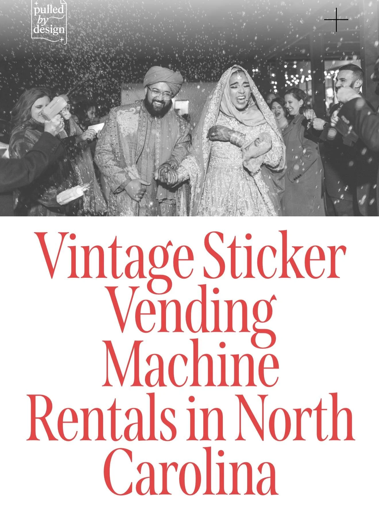Our website is live and alive!! Head to pulledbydesign.com and learn more about our background, offerings, prices and packages, and submit an inquiry for your event!

#stickermachinerental #vintagestickermachine #weddingvendornc #ncweddings #ncvendor