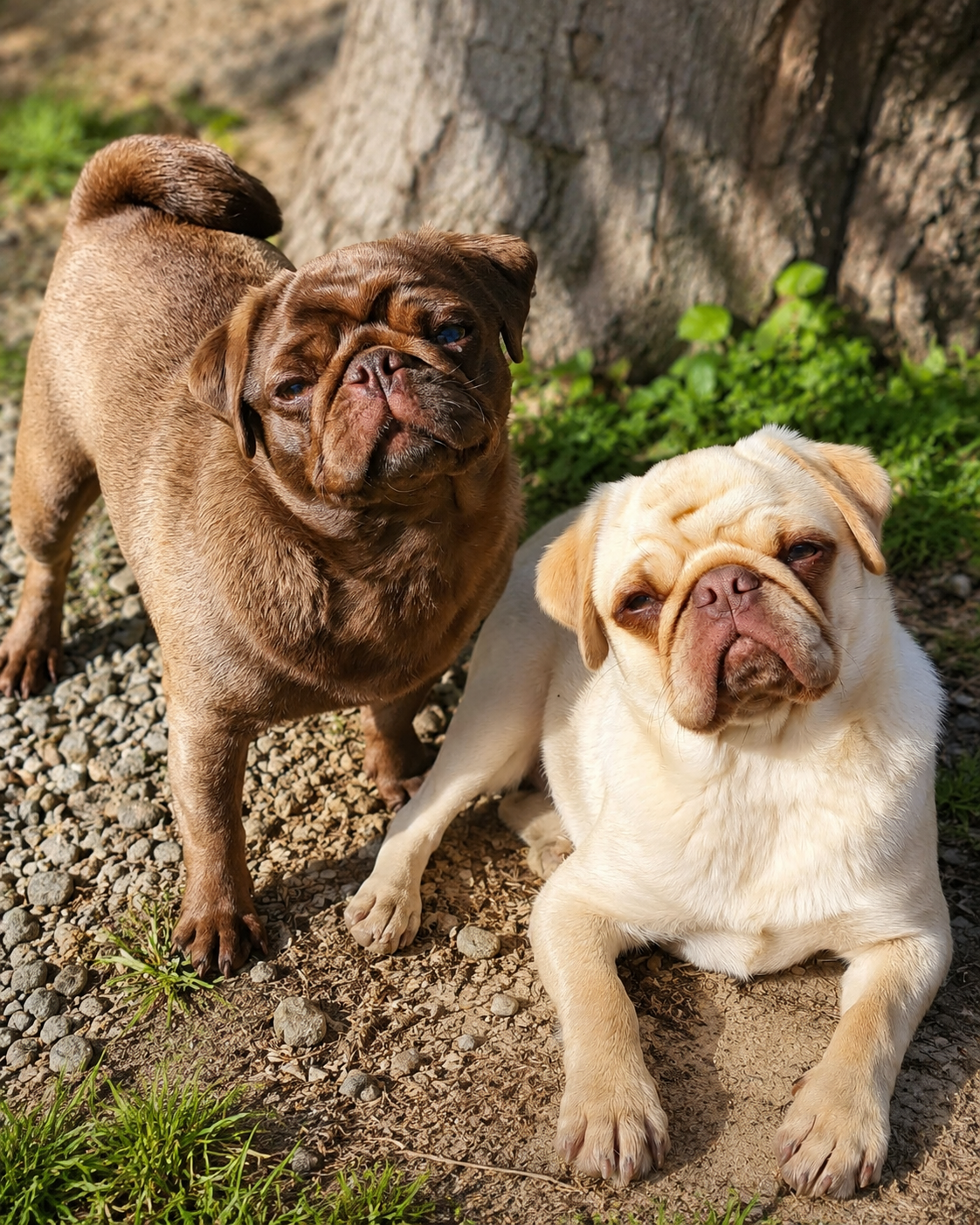 Chino x Coco Pug Puppies  — Now Sold