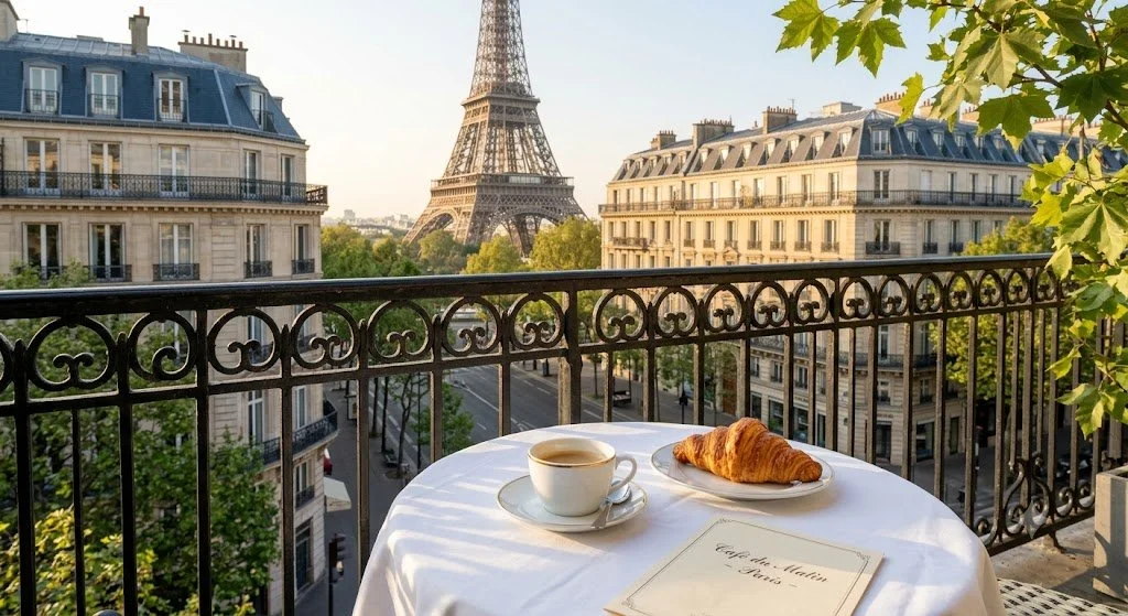 Paris: A quiet balcony, a perfect view.