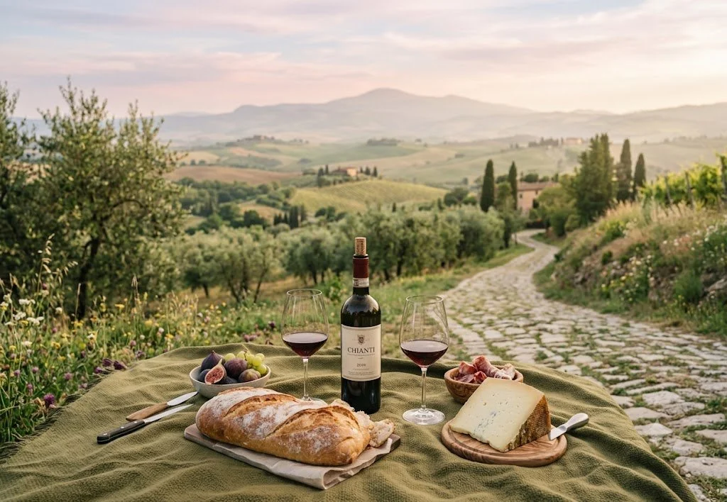 Tuscany: Golden afternoons in the countryside.